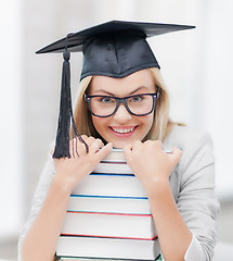 Image showing student in graduation cap