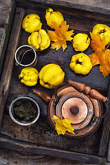 Image showing Fruit tea with quince