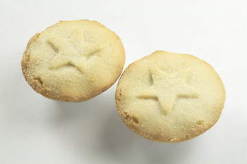 Image showing two small mincepies