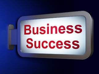 Image showing Business concept: Business Success on billboard background