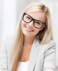 Image showing businesswoman with glasses