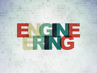 Image showing Science concept: Engineering on Digital Paper background