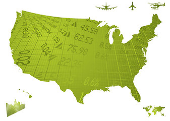 Image showing us financial map