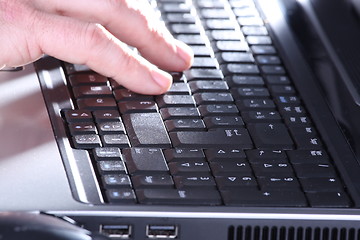 Image showing computer typing