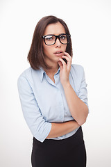 Image showing picture of a beautiful business woman