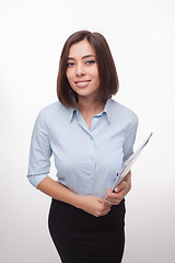 Image showing picture of a beautiful business woman