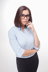 Image showing picture of a beautiful business woman
