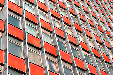 Image showing Multi-story office building with terracotta panels