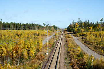 Image showing Railroad tracks