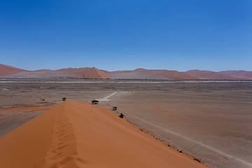 Image showing Dune 45 in sossusvlei Namibia