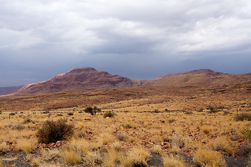 Image showing fantrastic Namibia desert landscape