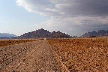 Image showing fantrastic Namibia desert landscape