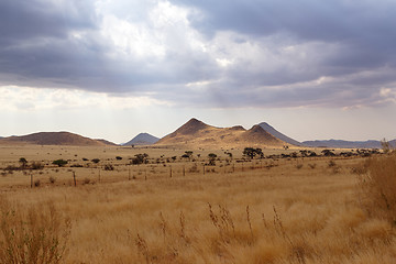 Image showing fantrastic Namibia desert landscape