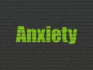 Image showing Health concept: Anxiety on wall background