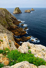 Image showing Atlantic coast in Brittany