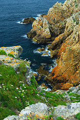 Image showing Atlantic coast in Brittany
