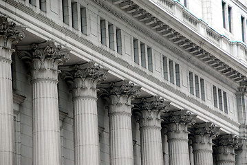 Image showing Building with columns