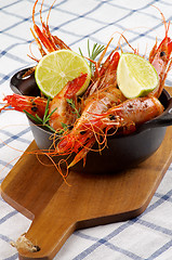 Image showing Roasted Shrimps