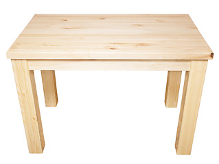 Image showing wooden table