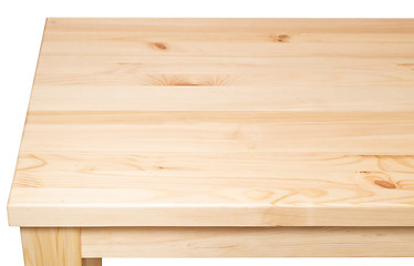 Image showing wooden table