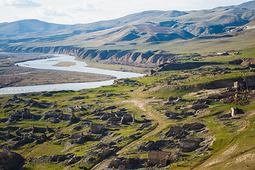 Image showing The antique city Uplistsikhe, Georgia