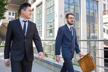 Image showing Portrait of multi ethnic business team 