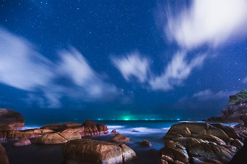 Image showing The rocky shore or beach 