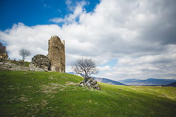 Image showing The antique city Uplistsikhe, Georgia