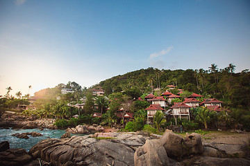 Image showing The rocky shore or beach 