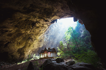 Image showing Phraya Nakhon Cave is the most popular pavilion at Prachuap, Thailand.