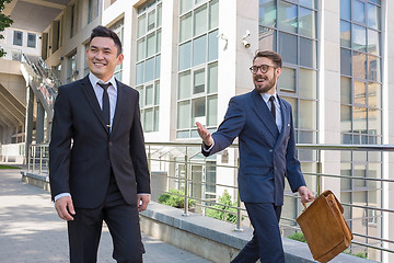 Image showing Portrait of multi ethnic business team 