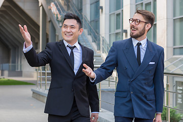 Image showing Portrait of multi ethnic business team 