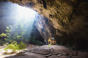 Image showing Phraya Nakhon Cave is the most popular pavilion at Prachuap, Thailand.