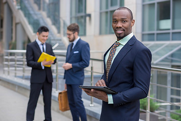 Image showing Portrait of multi ethnic  business team 