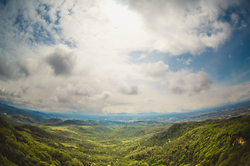 Image showing Mountain landscape in  Georgia