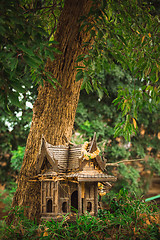 Image showing small thai buddhist temple or shrine