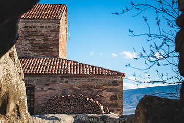 Image showing Ancient Orthodox Church in antique cave city Uplistsikhe, Georgia