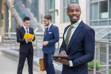 Image showing Portrait of multi ethnic  business team 