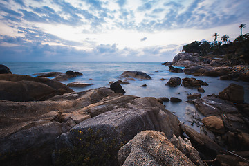 Image showing The rocky shore or beach 