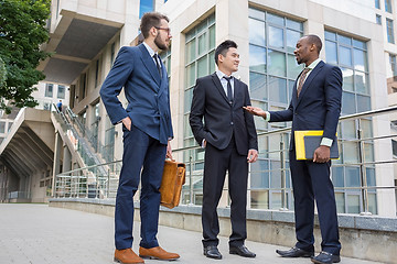 Image showing Portrait of multi ethnic business team 