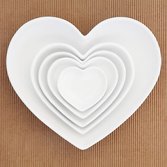 Image showing Heart Shaped Dishes