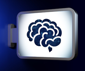 Image showing Healthcare concept: Brain on billboard background