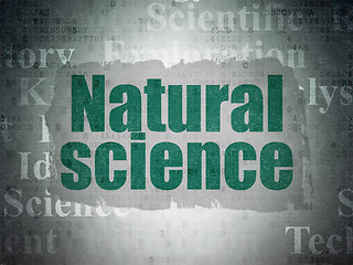 Image showing Science concept: Natural Science on Digital Paper background