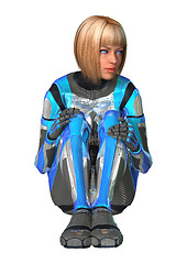 Image showing Female Cyborg