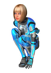 Image showing Female Cyborg