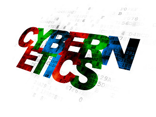 Image showing Science concept: Cybernetics on Digital background