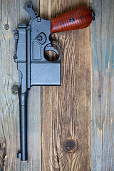 Image showing vintage Mauser submachine gun