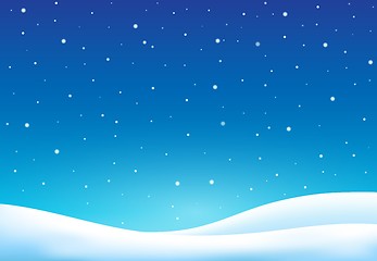 Image showing Winter theme background 7