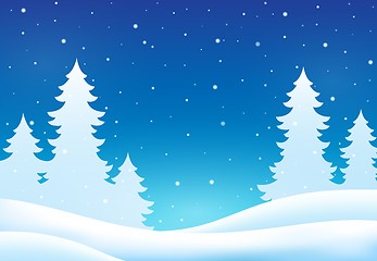 Image showing Winter theme background 8