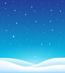 Image showing Winter theme background 6